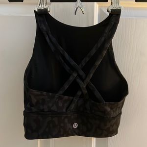 Lululemon high-neck multicolor sportsbra size 4
